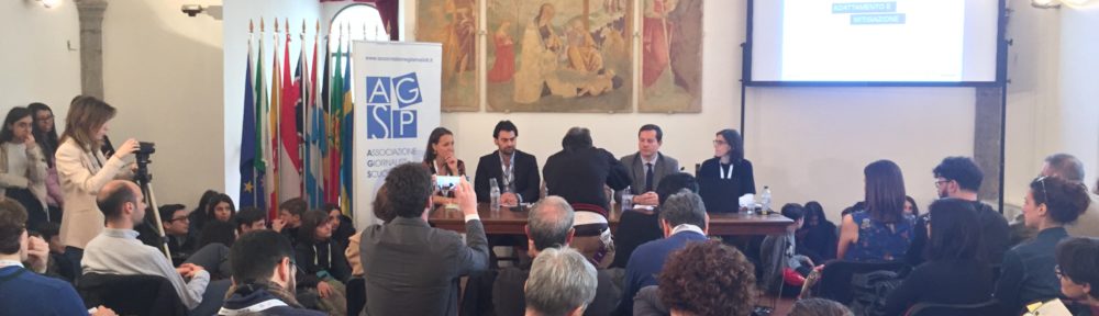  “Cambiamenti climatici e giornalismo”. Successo per il panel AGSP all’IJF18